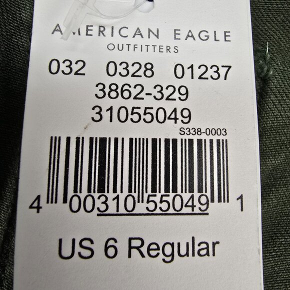 American Eagle Camo Jeggings Women 6 Curvy Super High Rise Stretch NEW - Picture 8 of 9